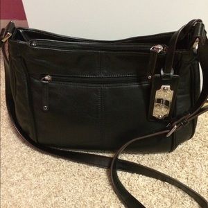 Black Tignanello purse.