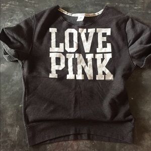 Victoria's Secret "Pink" cutoff sweatshirt
