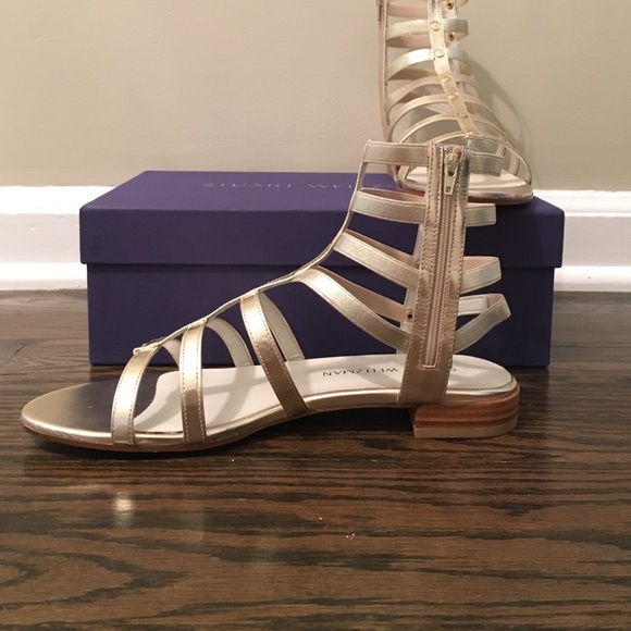 Stuart Weitzman Short Julius Cava Nappa - Picture 2 of 3