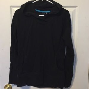 Lightweight hoodie with long cuffs