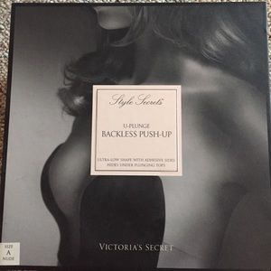 Victoria's Secret backless U-Plunge push-up bra