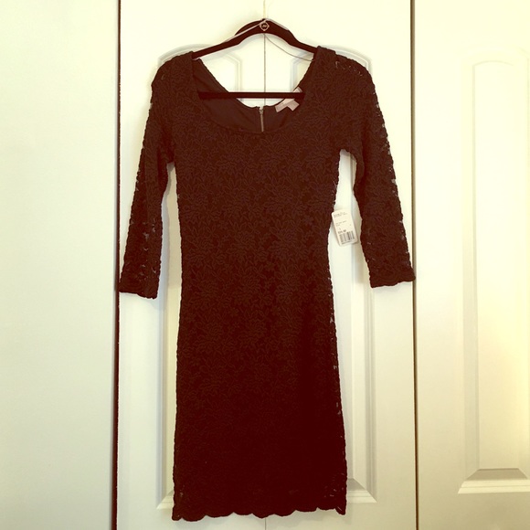 Forever 21 black body con dress