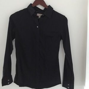 Black Banana Republic non-iron button down shirt