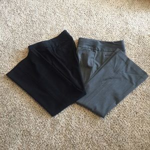 Express wide leg editor pants.