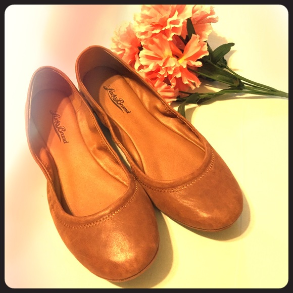 🌺Lucky brand leather flats🌺