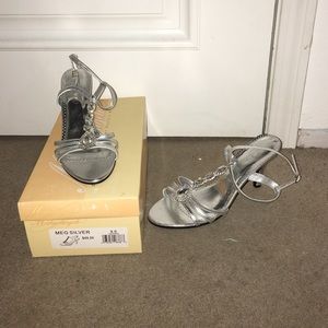 Meg Silver Heels