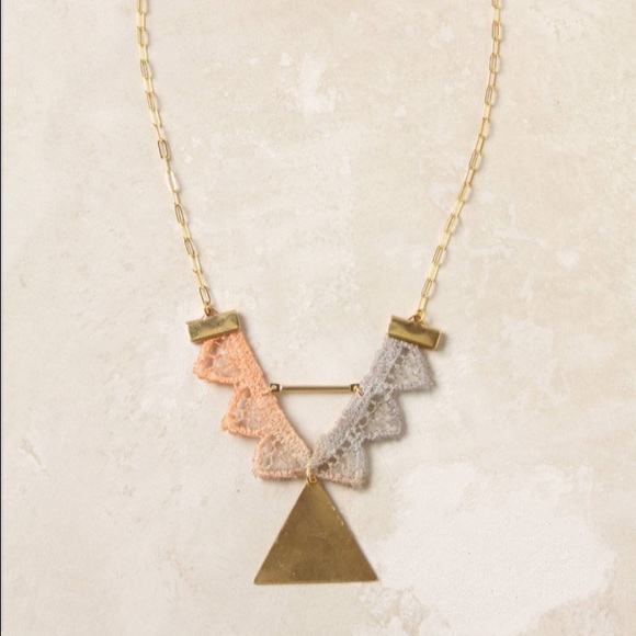 Antropologie triangle necklace! Sold out! Unique