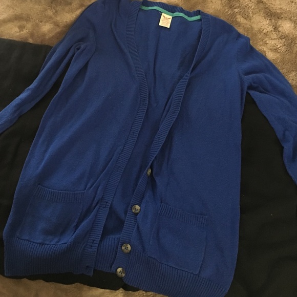 Blue Cardigan with buttons