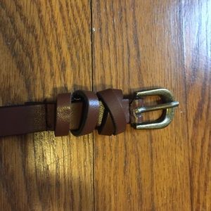 Skinny brown belt