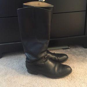 Black Frye Riding Boots