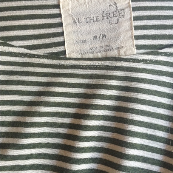 3 quarter sleeve stripped shirt