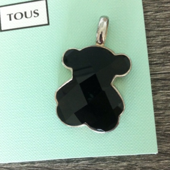 Tous Large bear onyx pendant
