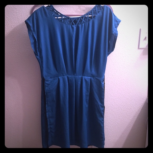 Caribbean blue dress