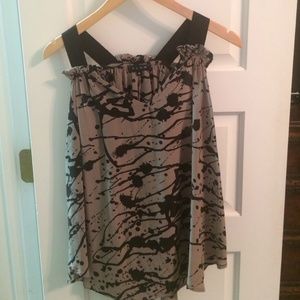 Splatter printed blouse.