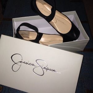 Jessica Simpson ballet black flats