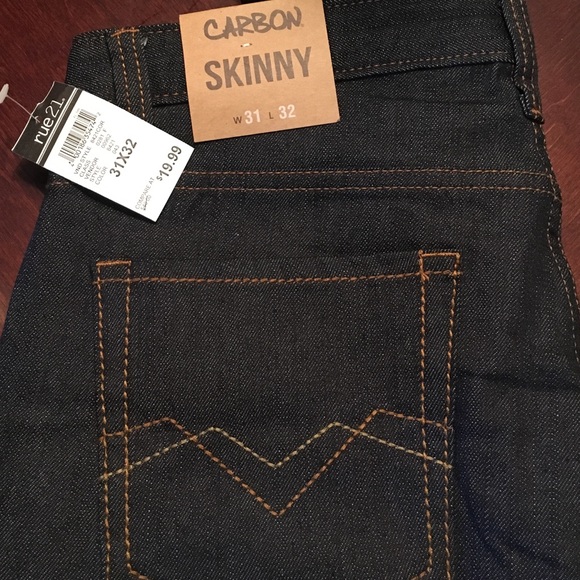 Men's 31/32 Carbon Skinny Jeans - Picture 2 of 3