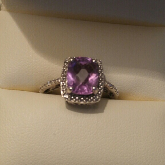 Kay Jewelers Jewelry - FLASH SALE!! Amethyst with Diamond Accents Ring