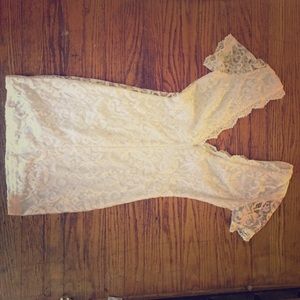 White lace Tobi dress