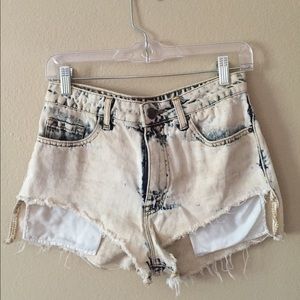 Urban Outfitters BDG high rise Lou hi-low shortie