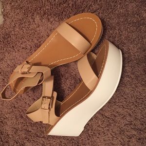 Summer wedge platforms