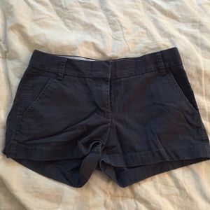 J. Crew "broken-in chino" shorts size 4, 3" inseam