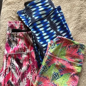 Set of 3 Victoria's Secret sport crops sz XS