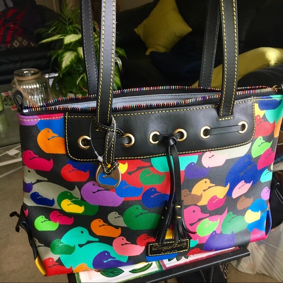 NWOT Rare Dooney & Bourke Tassel Tote