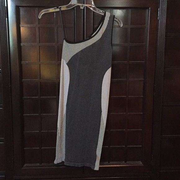 Bebe one shoulder dress