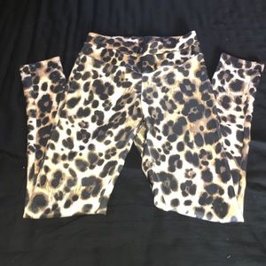 Leopard Bebe pants