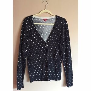 Black Patterned lightweight Cardigan