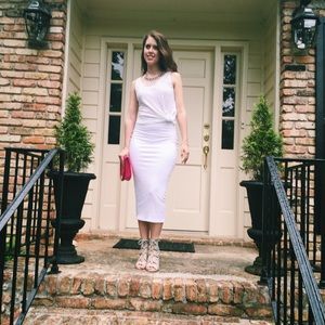 Missguided Jersey Midi Skirt