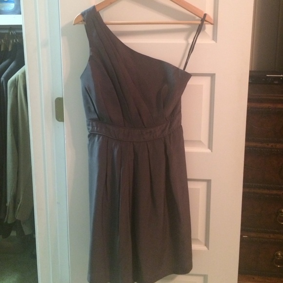 Beautiful charcoal gray cocktail dress