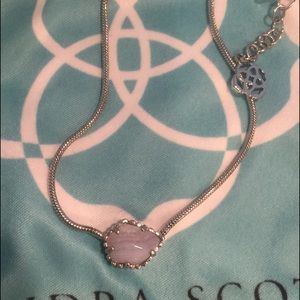 SOLD Kendra Scott Blue Lace Agate Silver Mara
