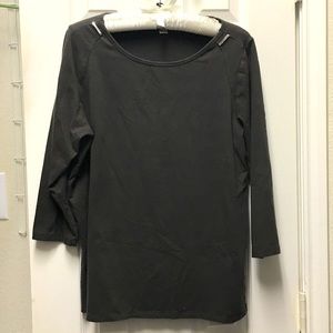 Michael Kors brown stretch top