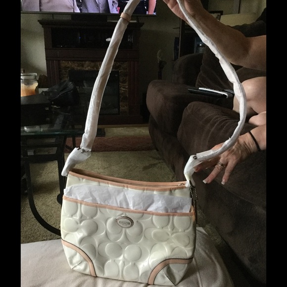 Coach Peyton Embossed Hobo Bag - Picture 4 of 4