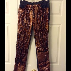 Sequins jeans