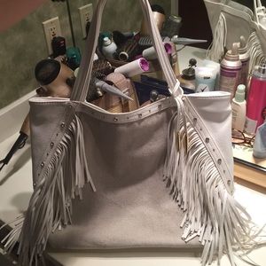 Weekend SALE Large Carlos Santana fringe bag