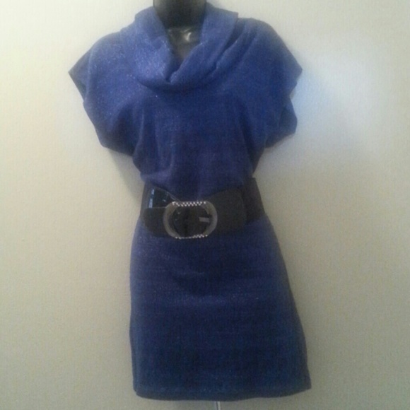 Body Central Dresses & Skirts - Beautiful Blue Glitter Dress