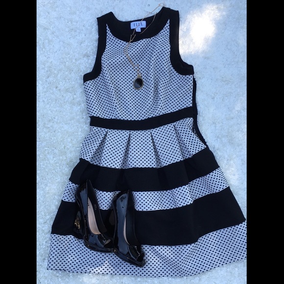 Elle Polka dot mini dress