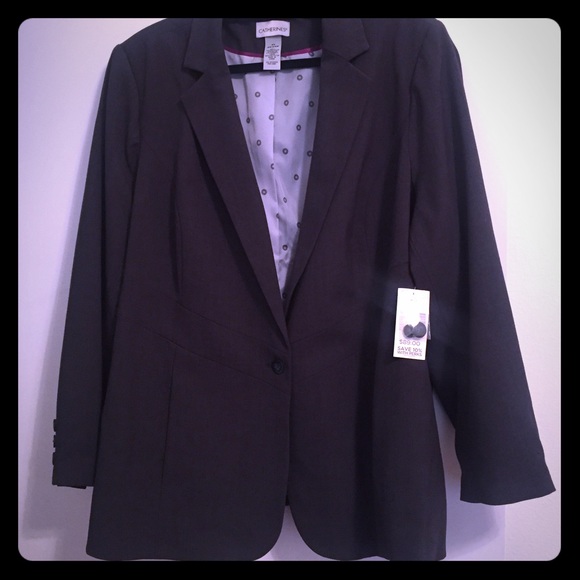 catherines jackets coats plus size career blazer poshmark catherines plus size coats
