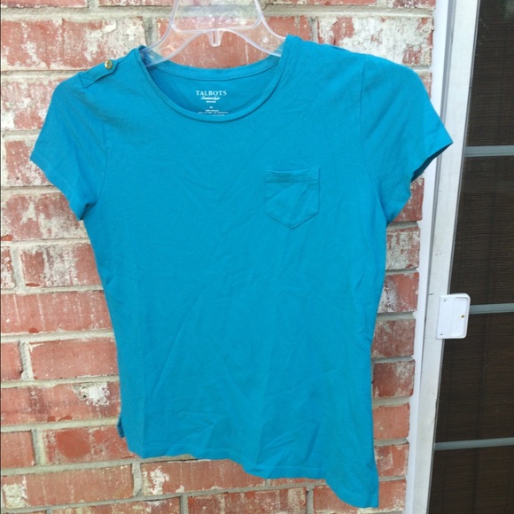 Tabolts Teal Pocket Tee