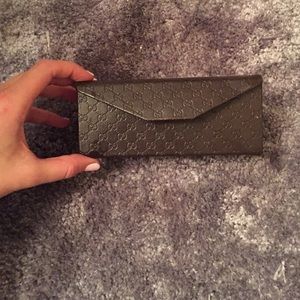 Gucci sunglass case, authentic with Nordstrom tag