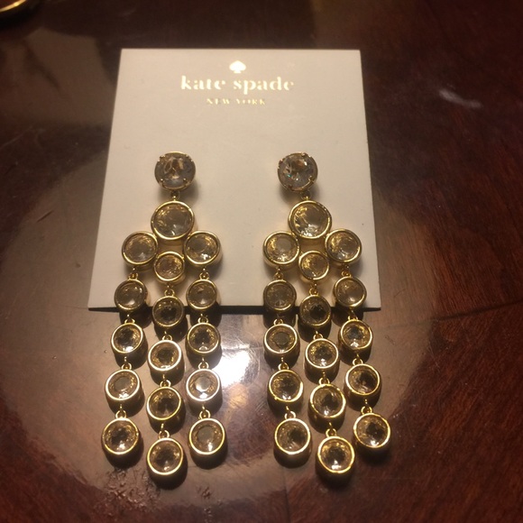 Kate Spade Subtle Sparkle Earrings NWT - Picture 1 of 2