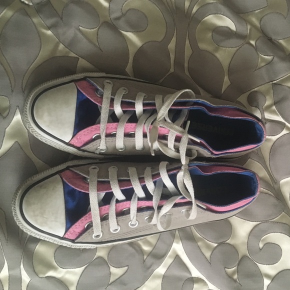 Multi colored converse