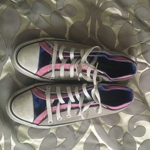 Multi colored converse