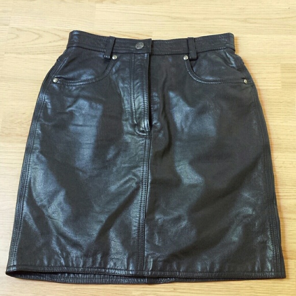 Harley Davidson Leather Skirt