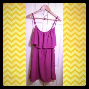 Ali & Kris Purple Ruffle Dress