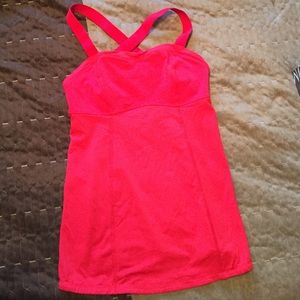 Cherry red lulu top