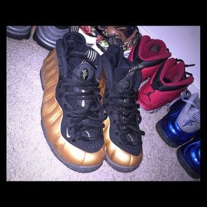 Nike Foamposites (metallic gold) Size 9 US Men OBO