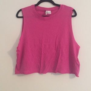 ⭐️MOVING SALE! ⭐️Pink H&M Crop Top